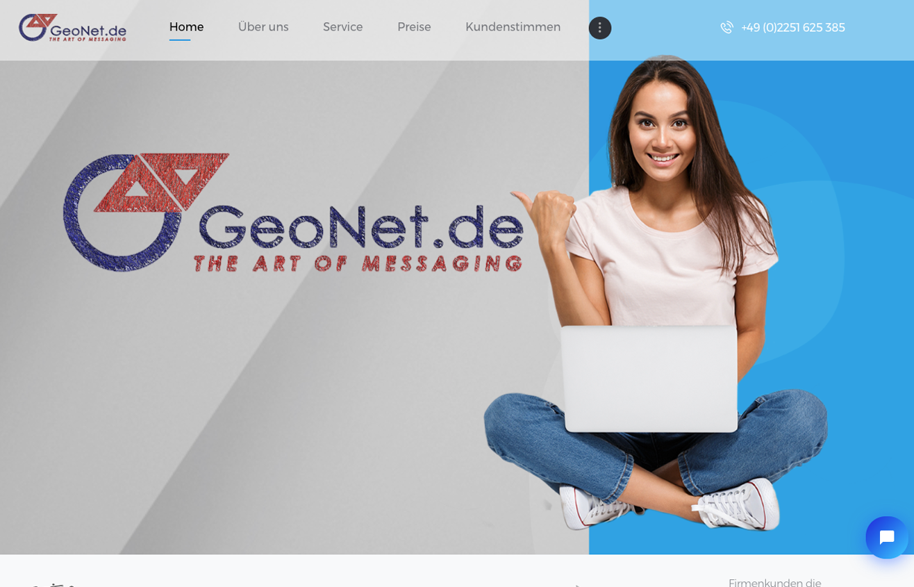 Geonet - Referenz - WE Webdesign