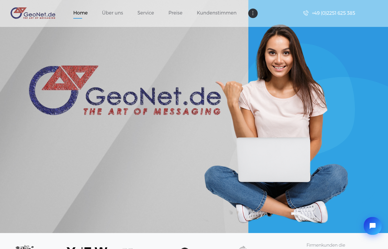 Geonet - Referenz - WE Webdesign
