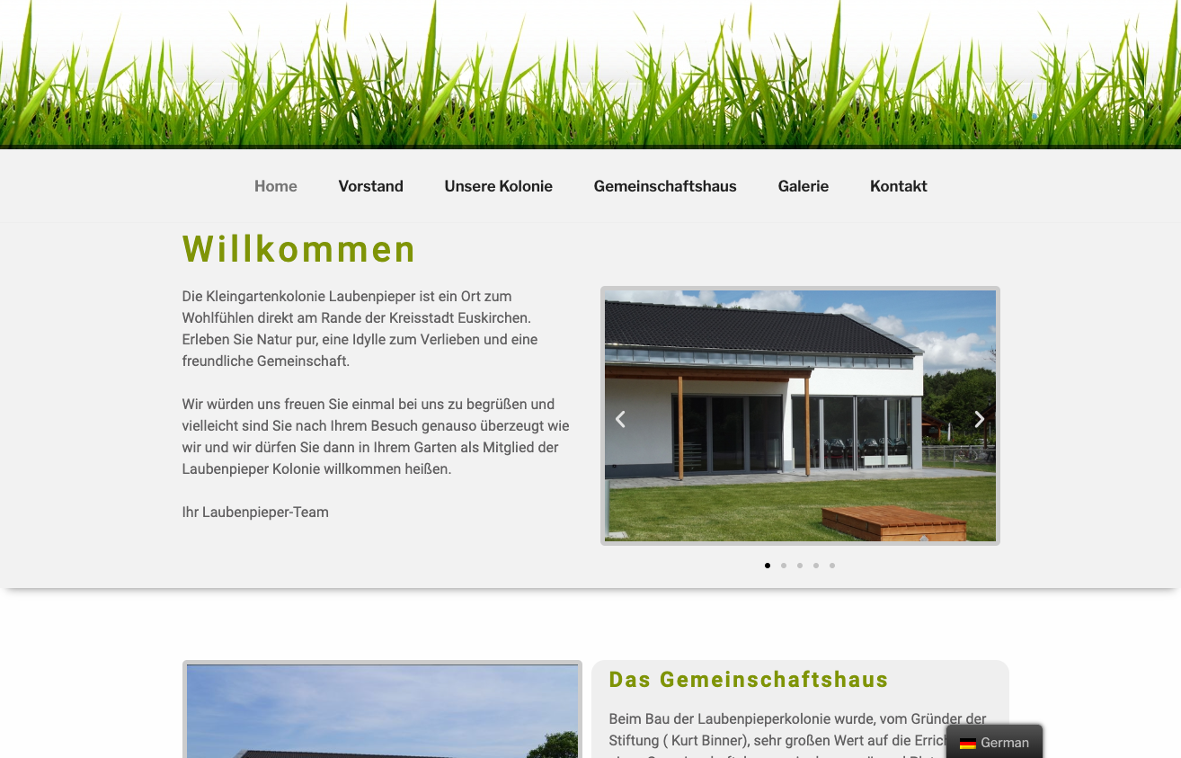 Laubenpieper Euskirchen - Referenz - WE Webdesign