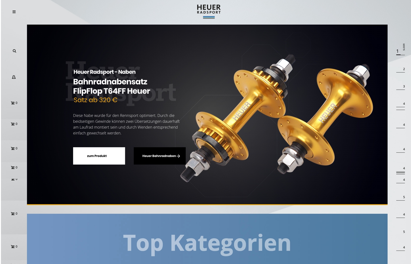 Heuer Radsport - Referenz - WE Webdesign